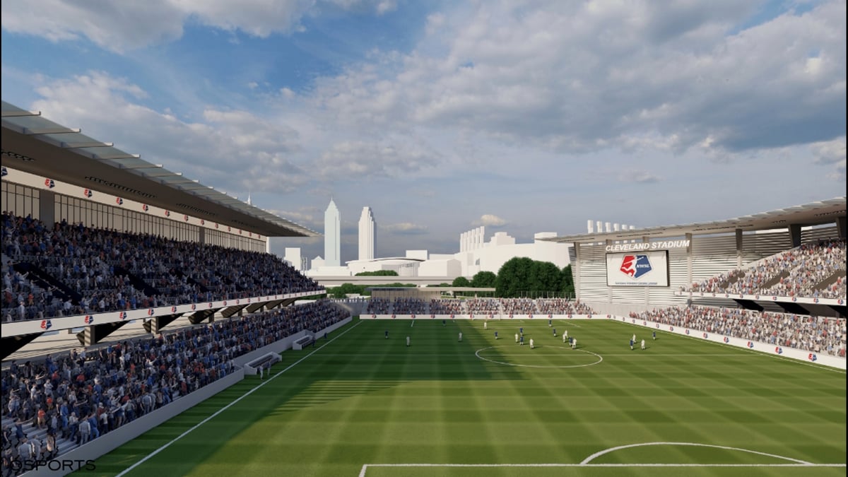 Cleveland Soccer Group releases renderings of proposed downtown women's soccer stadium